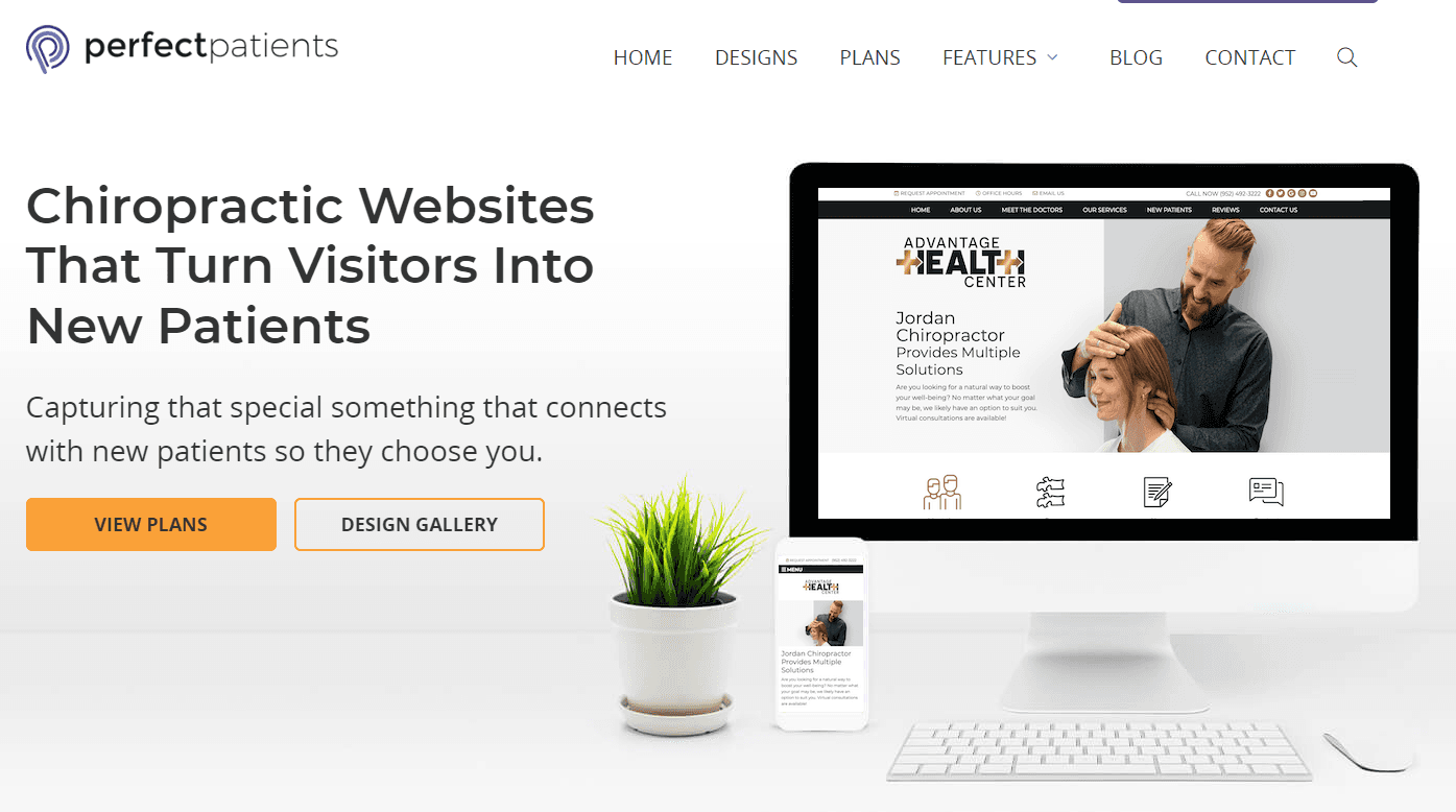 PerfectPatients Website Screenshot