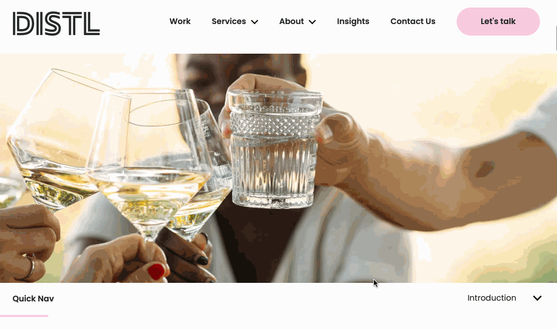 Example of a winery client rebrand Example of a winery client rebrand