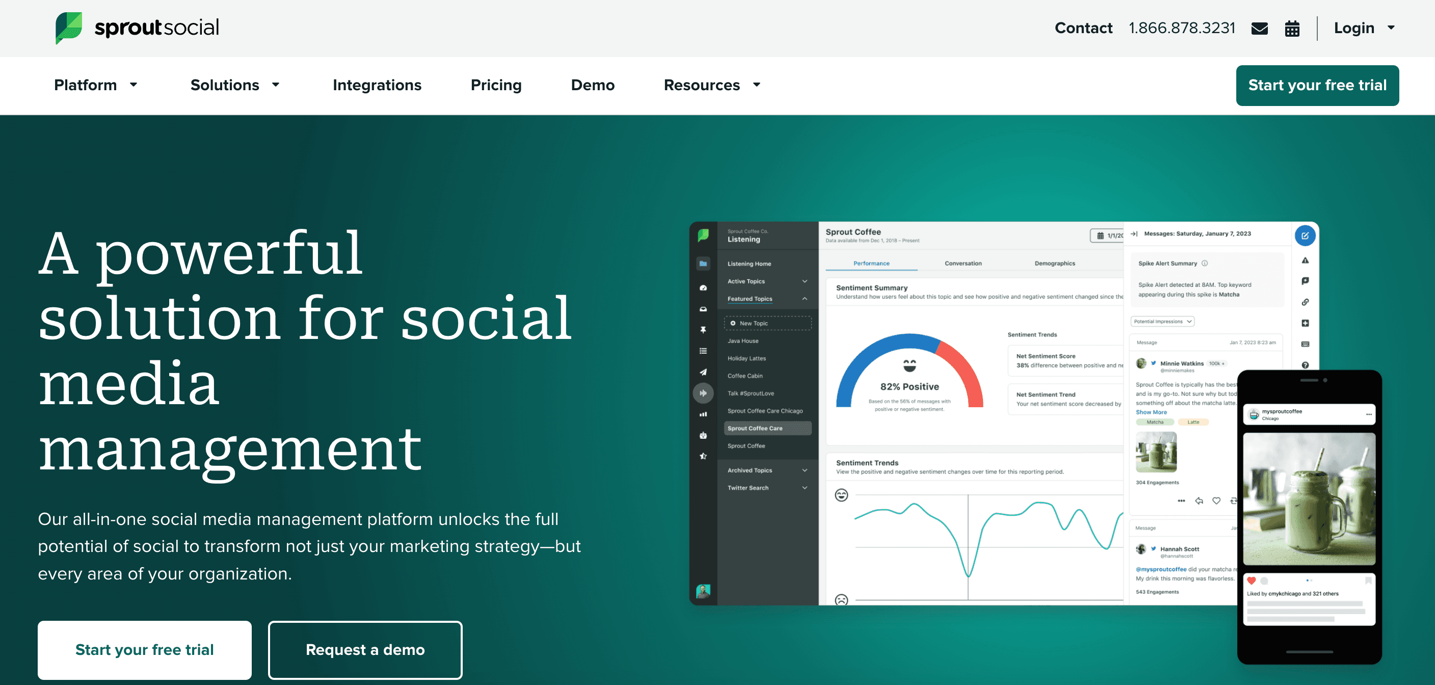 Sprout Social Media Platform