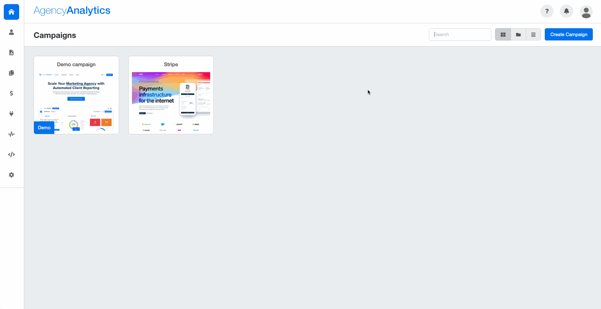 GIF of connecting Stripe GIF of connecting Stripe