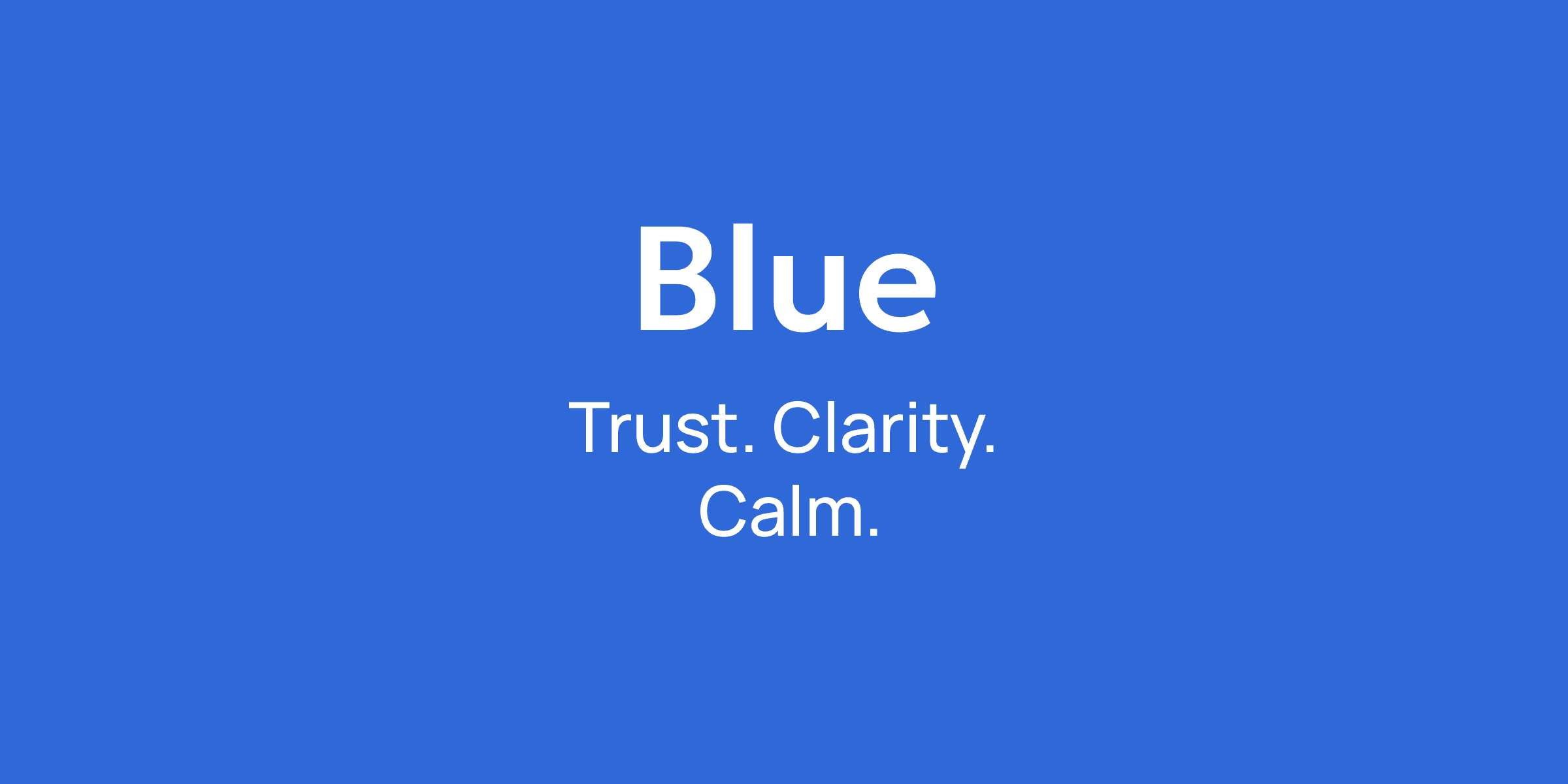 An image illustrating the psychology behind the color blue An image illustrating the psychology behind the color blue