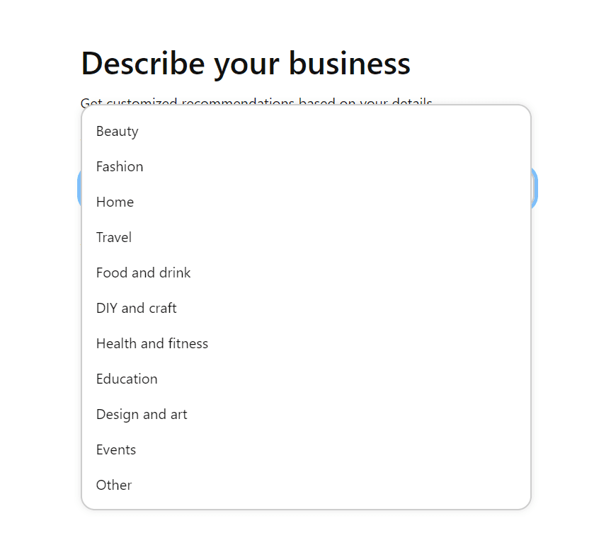 Pinterest Ads - Brand Description Pinterest Ads - Brand Description