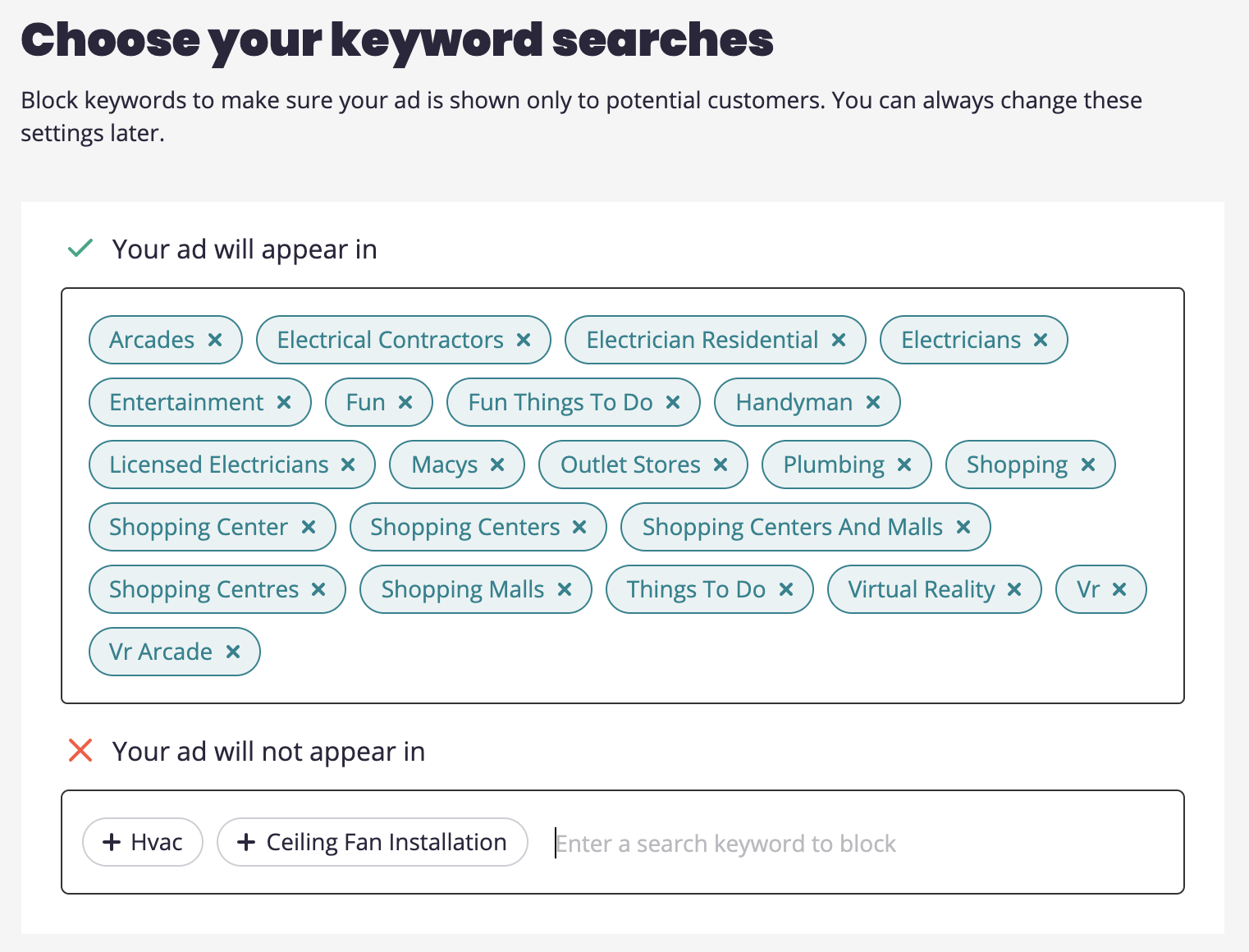 Choose Yelp Ads Keywords Choose Yelp Ads Keywords