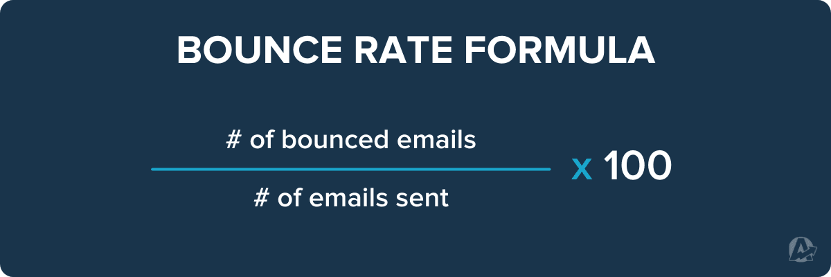 Email Bounce Rate Formula