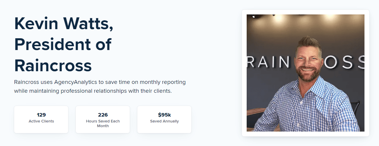 Kevin Watts Raincross KPI Reporting Case Study Kevin Watts Raincross KPI Reporting Case Study