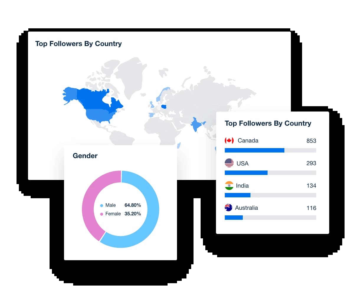 Analyze Audience Demographics with a social media reporting tool Analyze Audience Demographics with a social media reporting tool
