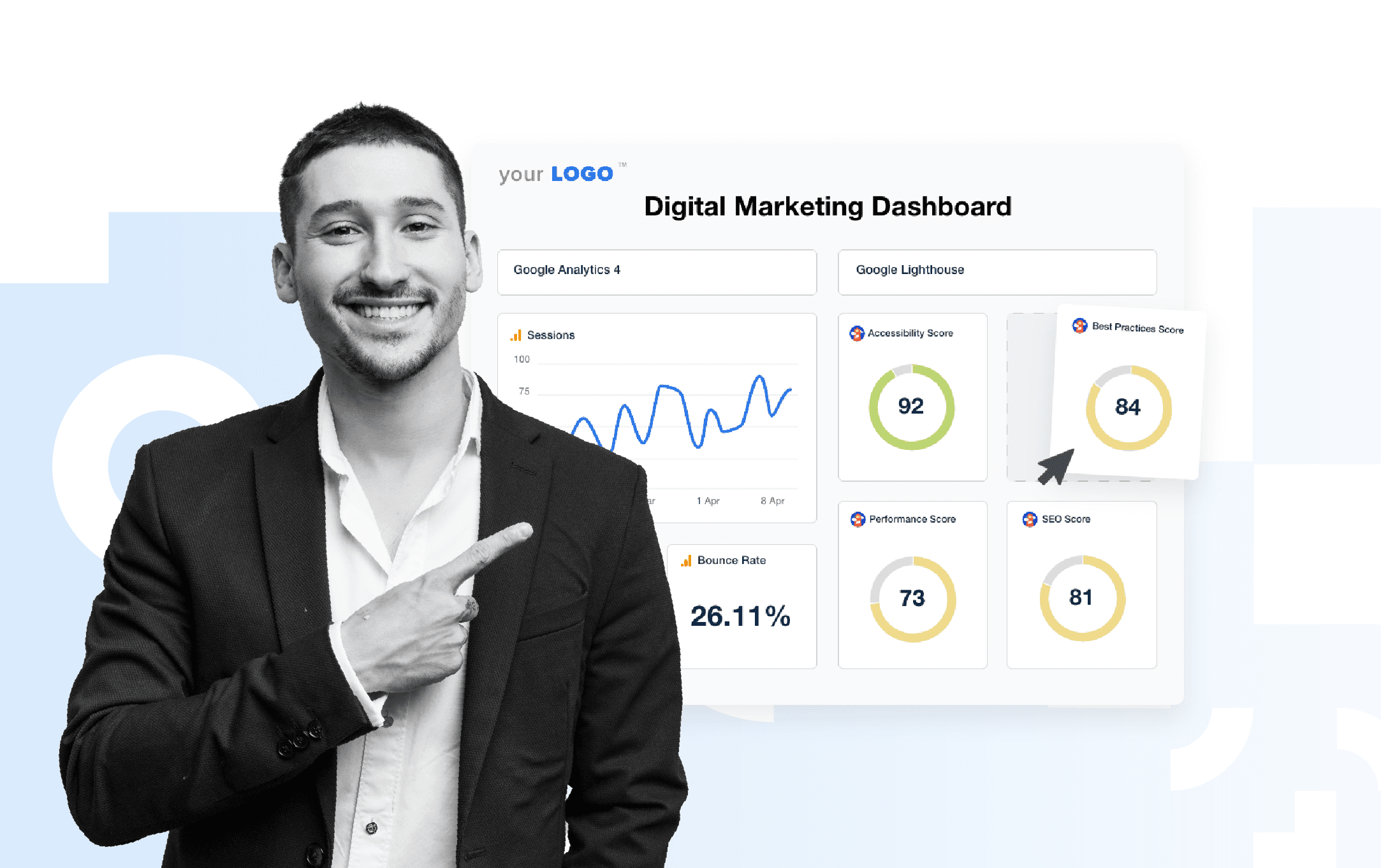 Blog hero image for an article called "Dashboard reporting: How to build and optimize dashboards" Blog hero image for an article called "Dashboard reporting: How to build and optimize dashboards"