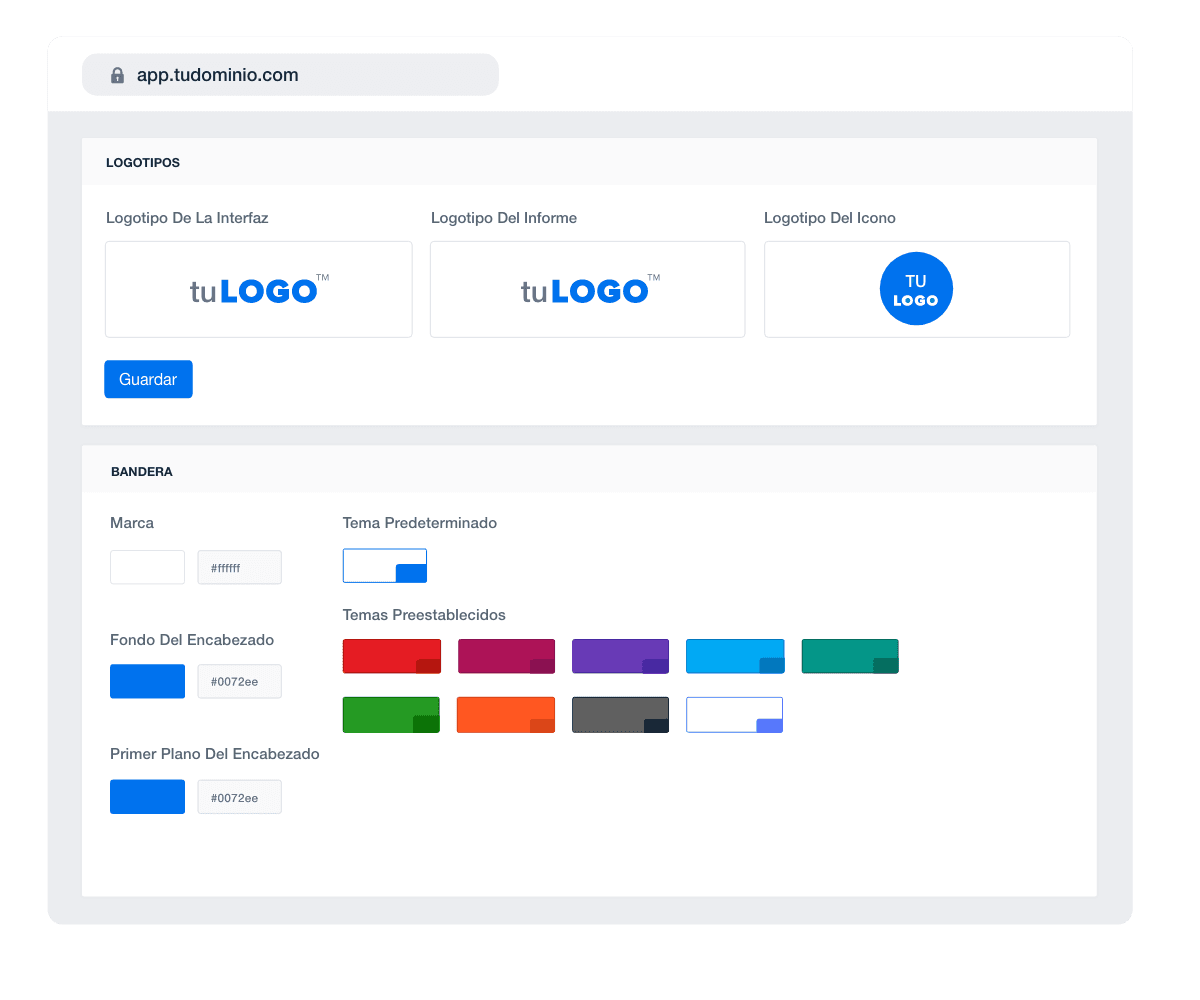 Un ejemplo de cómo configurar informes y dashboards white label para agencias de marketing