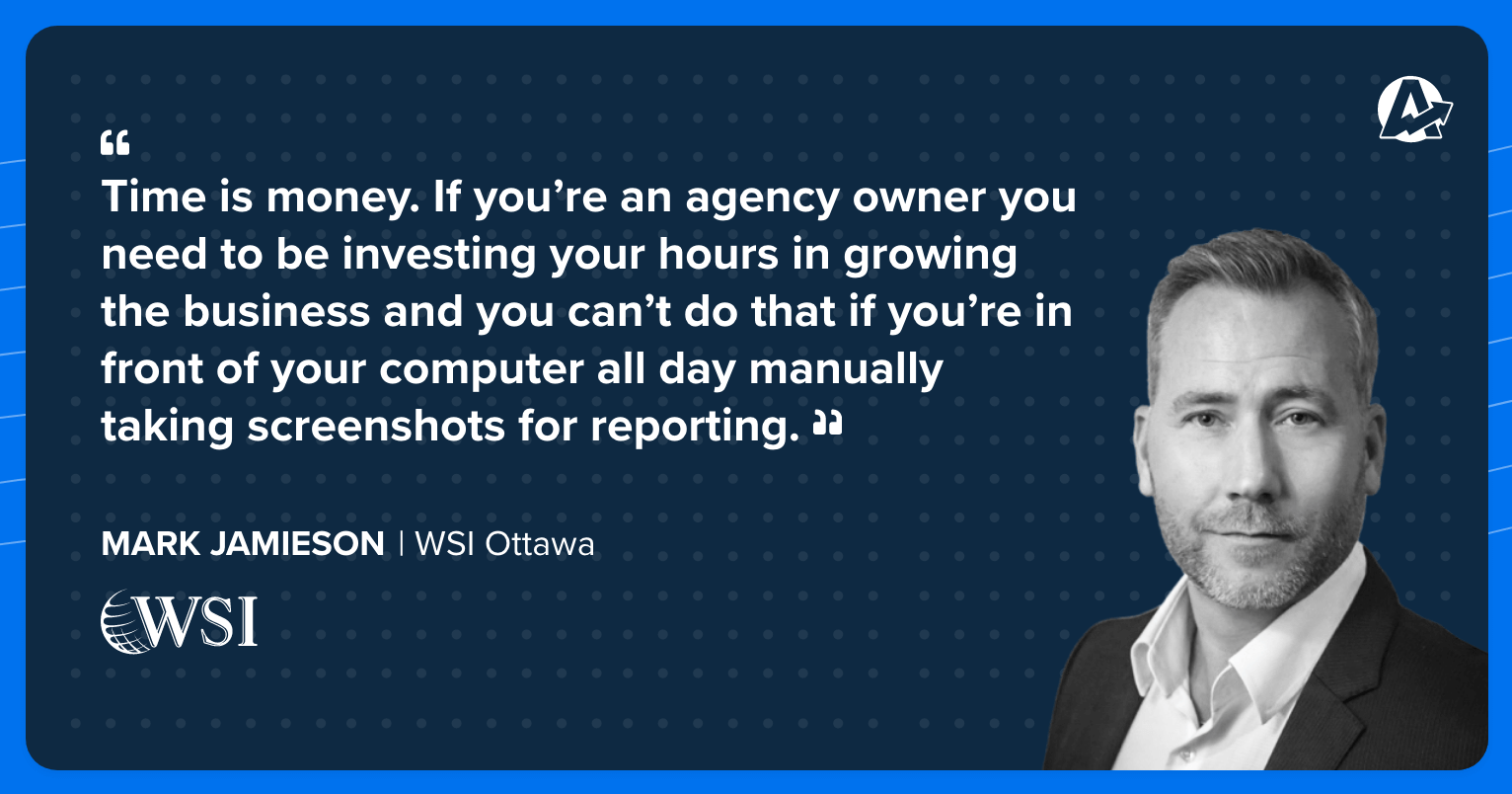 Time is Money Quote - Mark Jamieson, WSI Ottawa Time is Money Quote - Mark Jamieson, WSI Ottawa