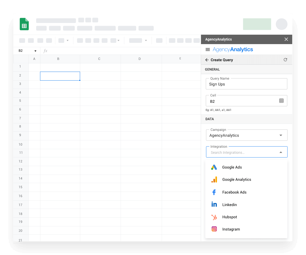 Manipulate marketing data across multiple integrations