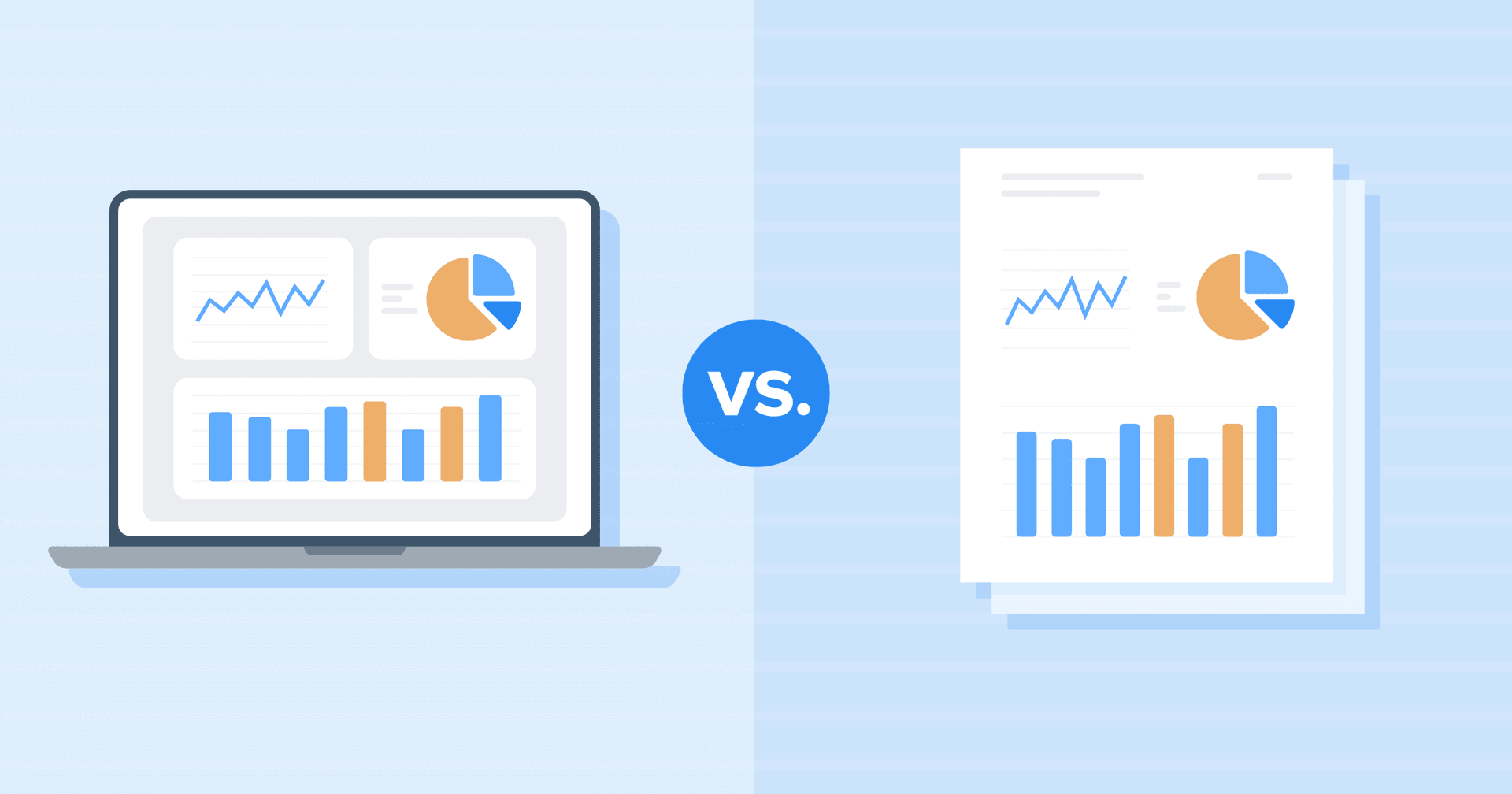 How to Choose Between Dashboards vs. Reports