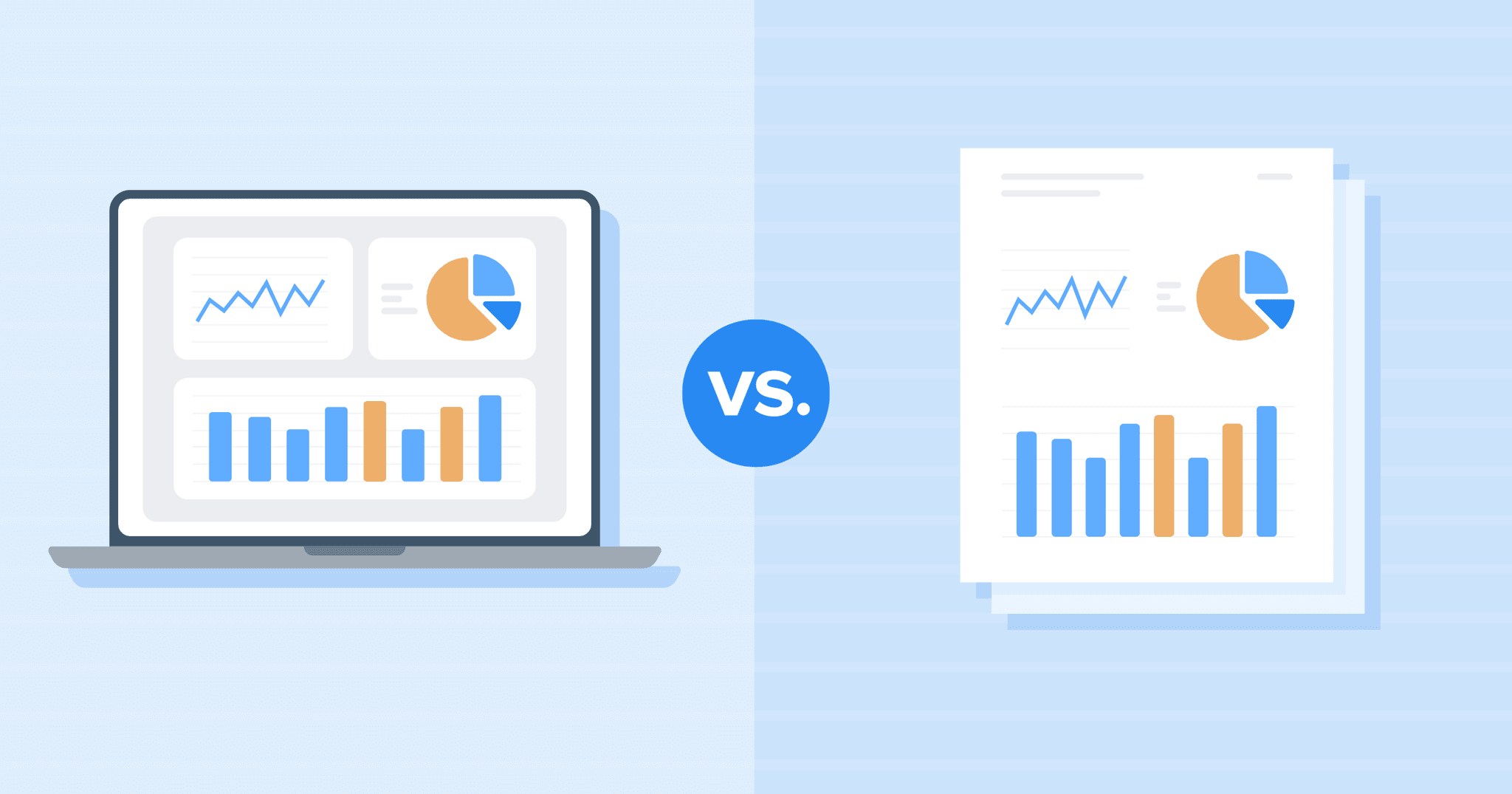 How to Choose Between Dashboards vs. Reports