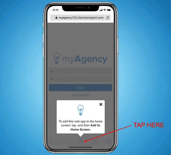 AgencyAnalytics Mobile App Homescreen