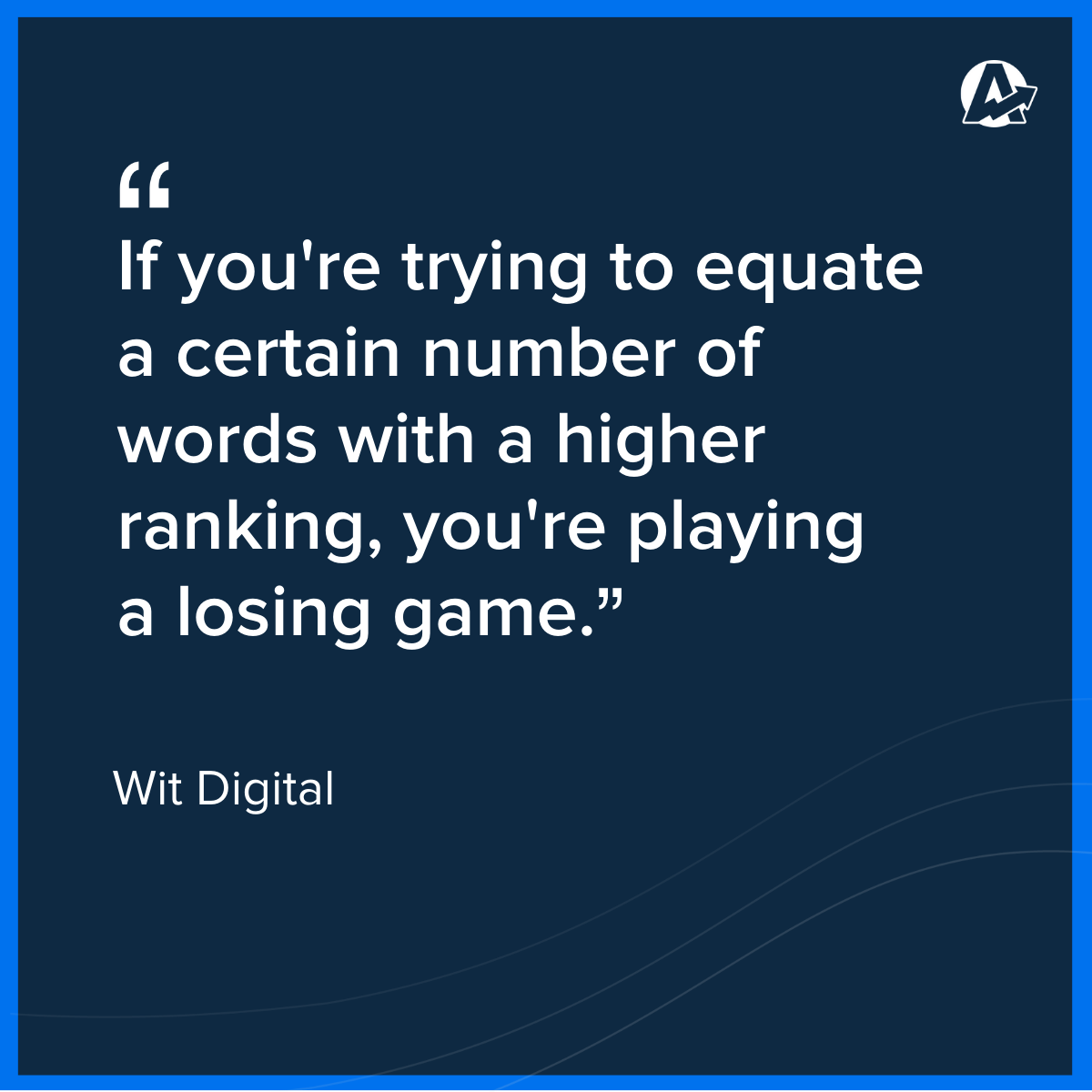 SEO Word Count Quote Wit Digital SEO Word Count Quote Wit Digital