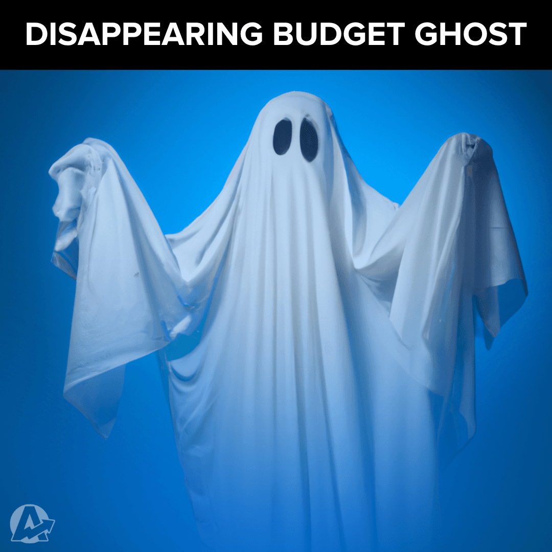 Disappearing Budgets Ghost Halloween Costume Disappearing Budgets Ghost Halloween Costume