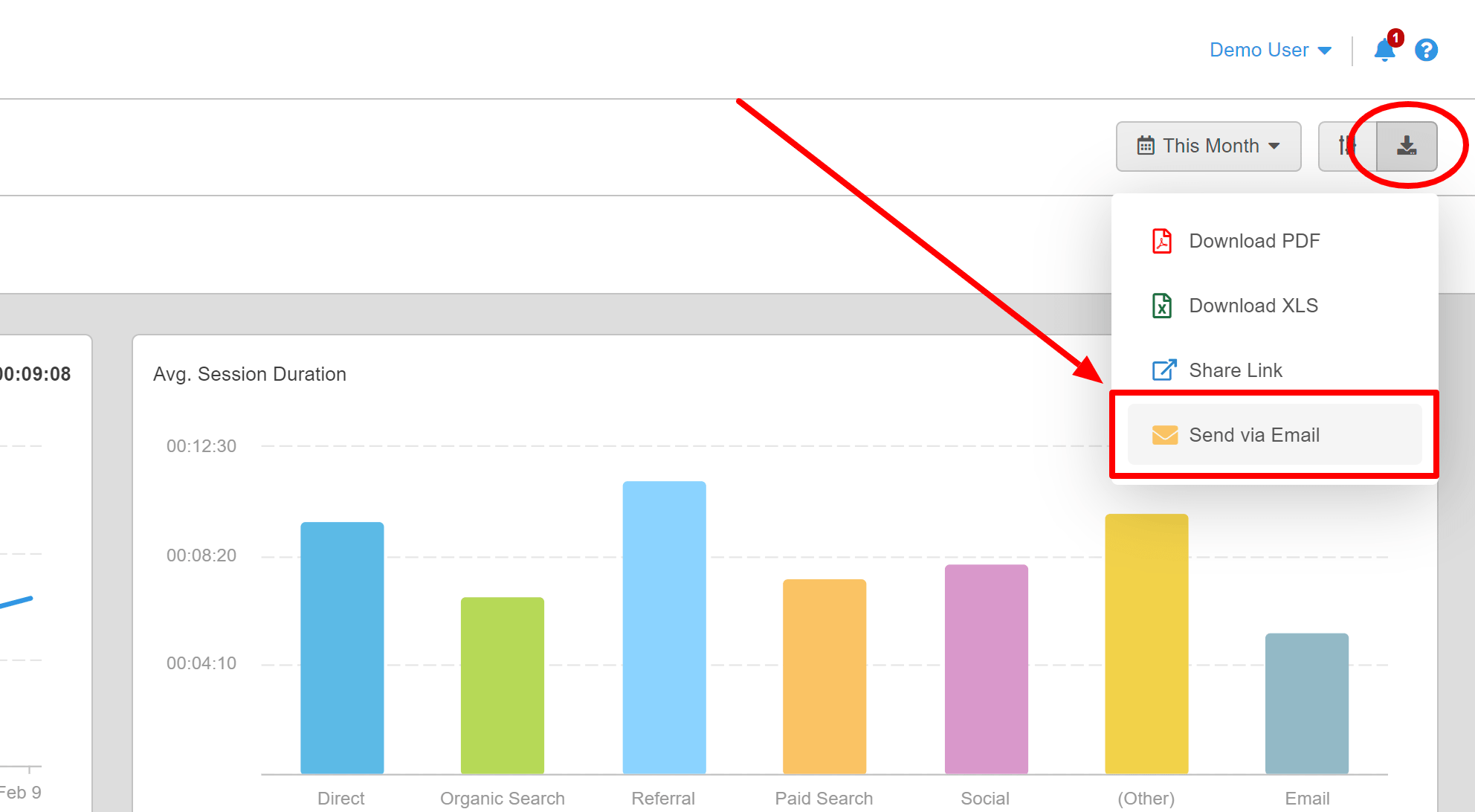 send report automated reporting