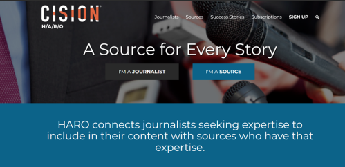 HARO Reporter Source Platform