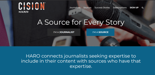 HARO Reporter Source Platform