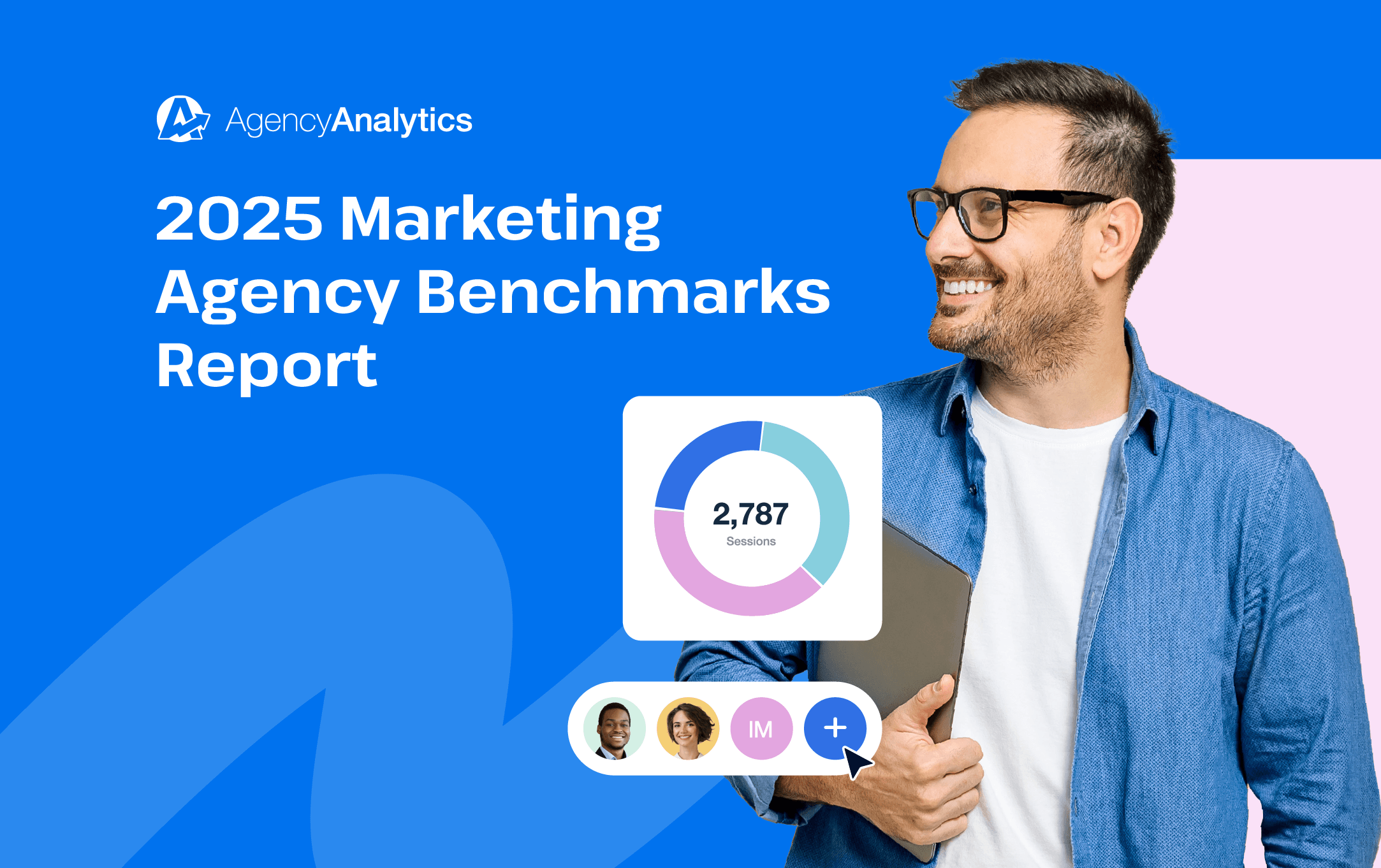 The 2025 Marketing Agency Benchmarks Report cover page
 The 2025 Marketing Agency Benchmarks Report cover page