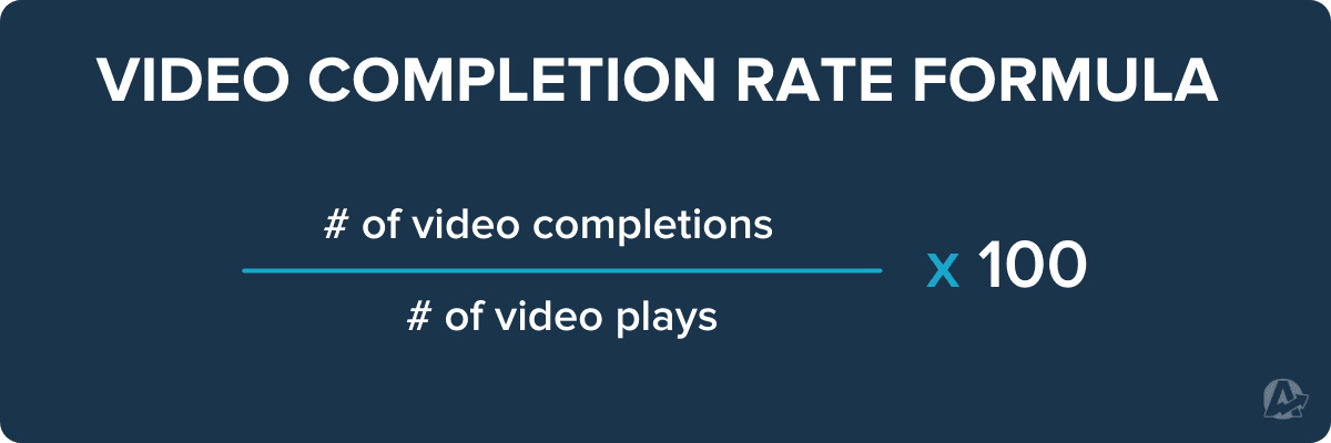 Video Completion Rate Formula Video Completion Rate Formula