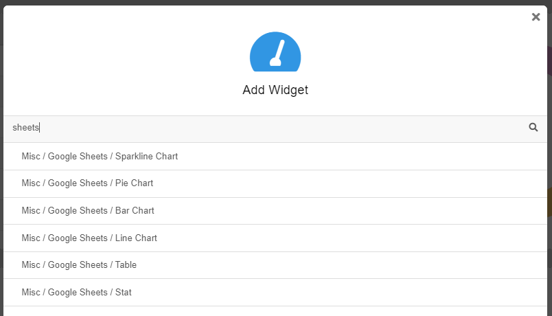 How to Add a Widget to Google Sheets Reporting