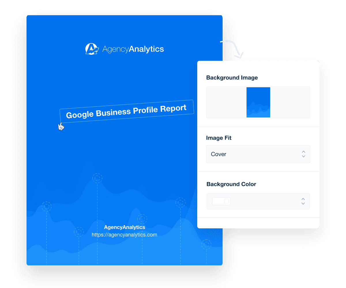 Google Business Profile Report Template Example Cover Page