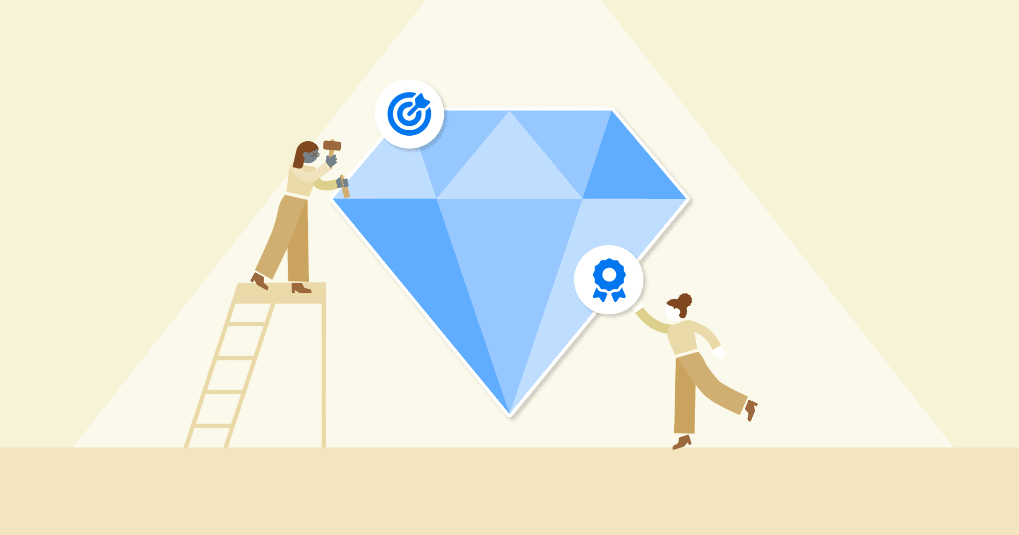an image of a diamond representing an agency's value proposition 