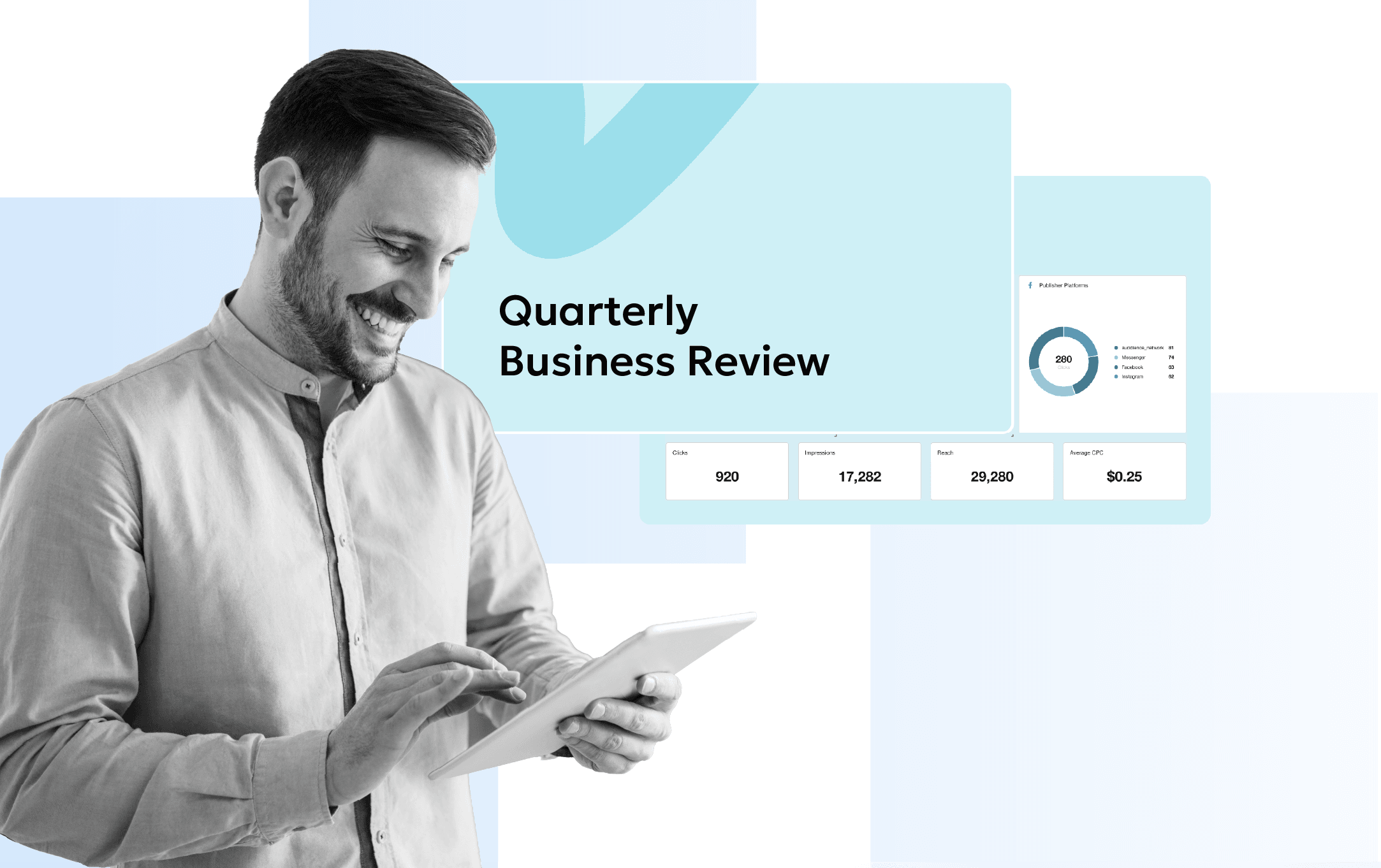 An article covering how to do a quarterly business review at a marketing agency