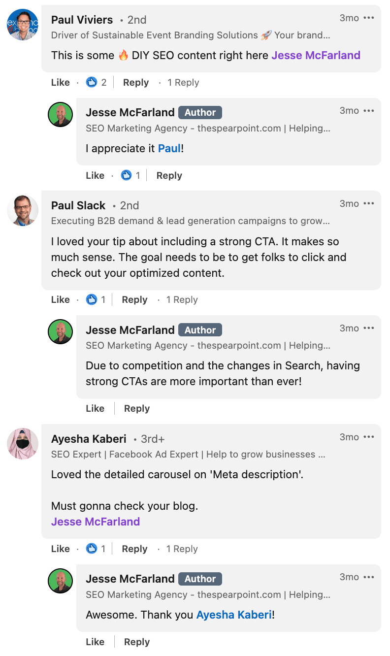Jesse McFarland LinkedIn comment section Jesse McFarland LinkedIn comment section