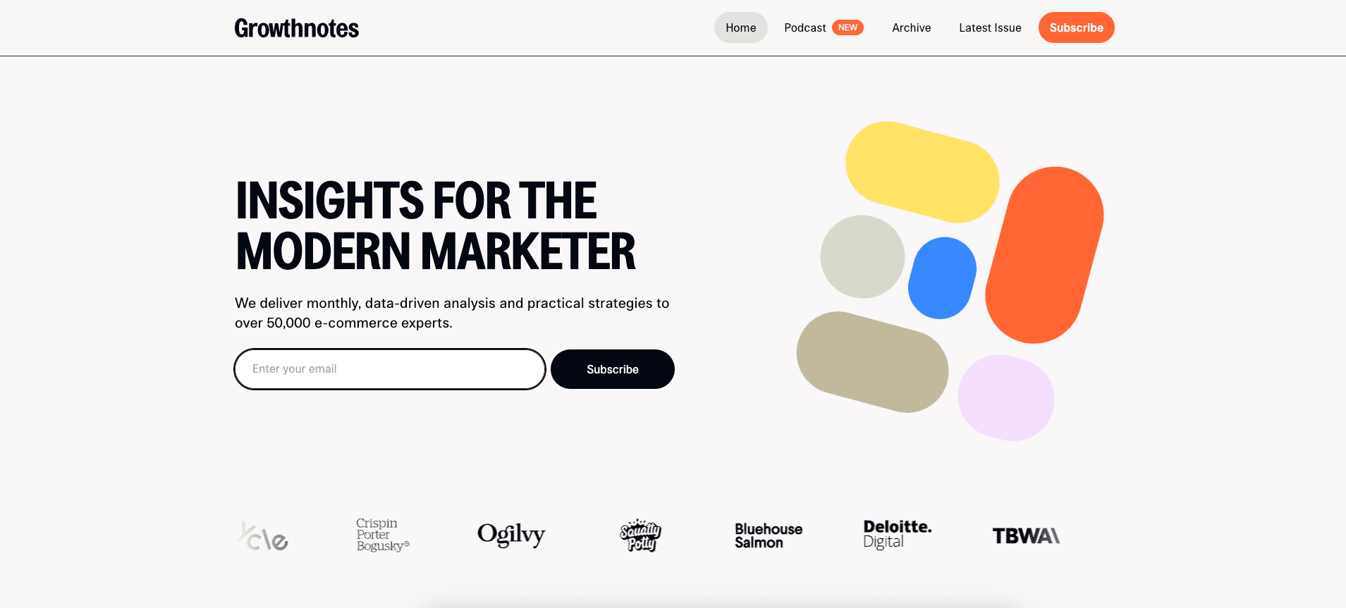 GrowthNotes Homepage GrowthNotes Homepage