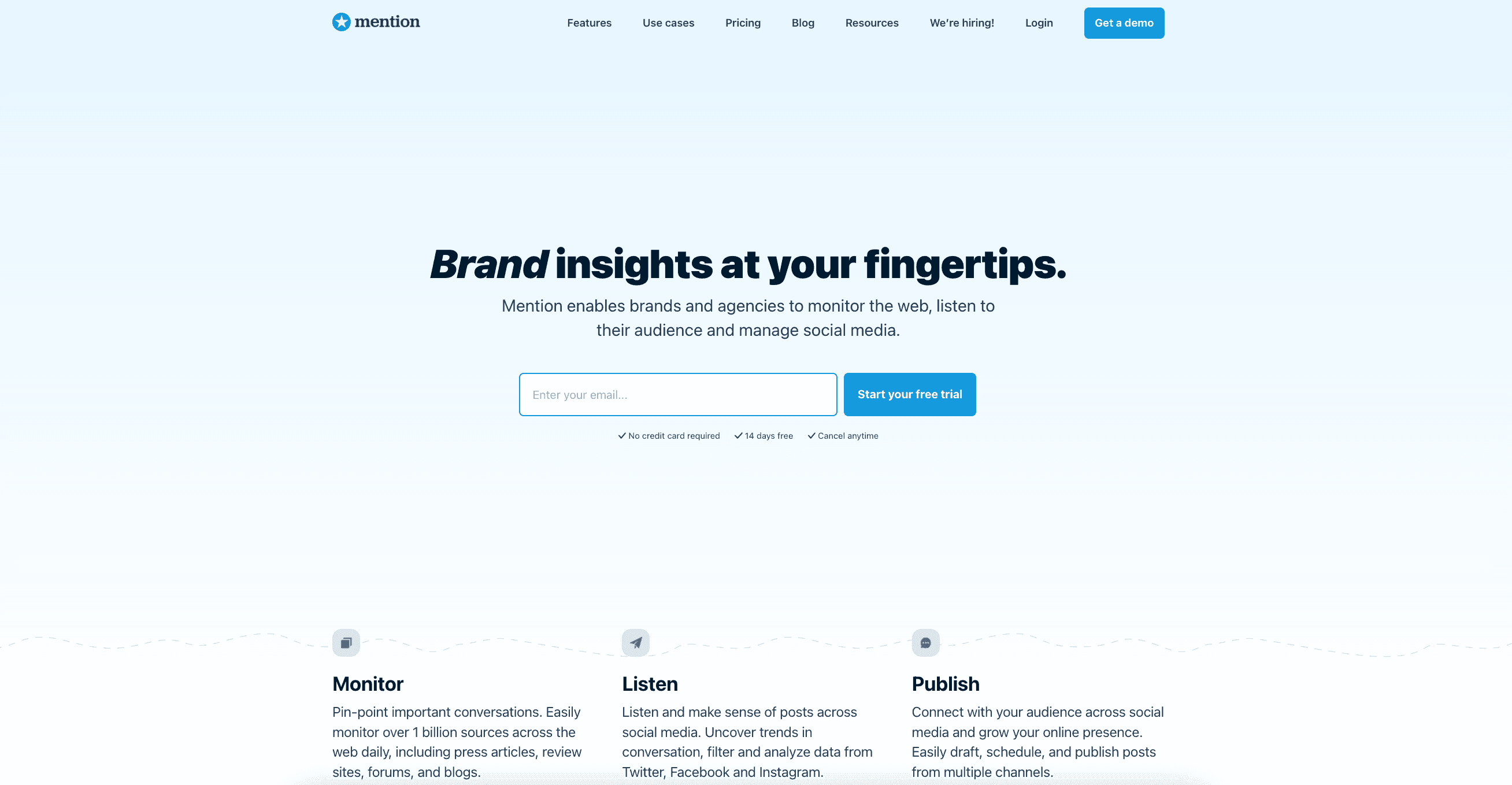 Mention Share of Voice Tools - Homepage Mention Share of Voice Tools - Homepage