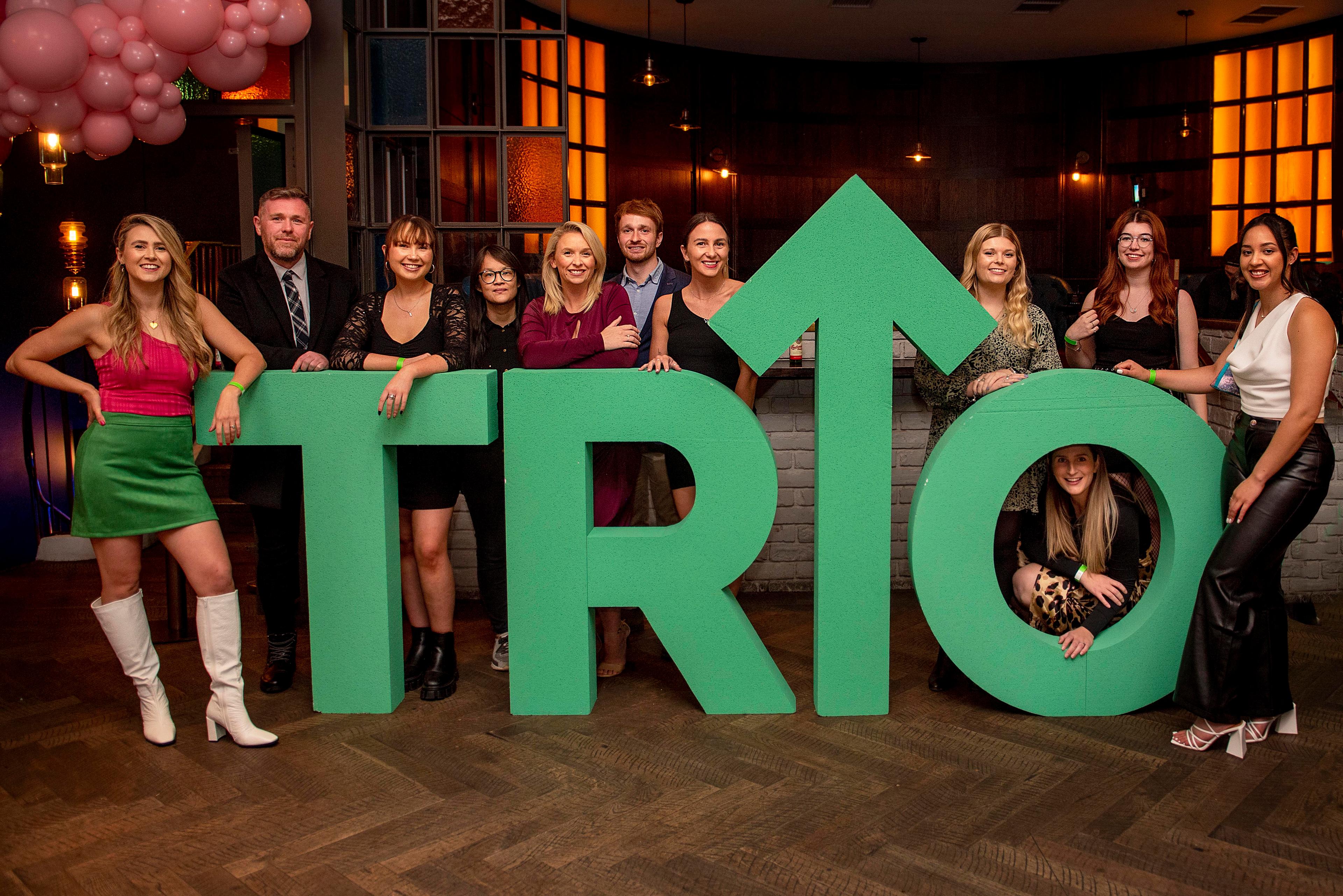team photo of Trio Media marketing agency 