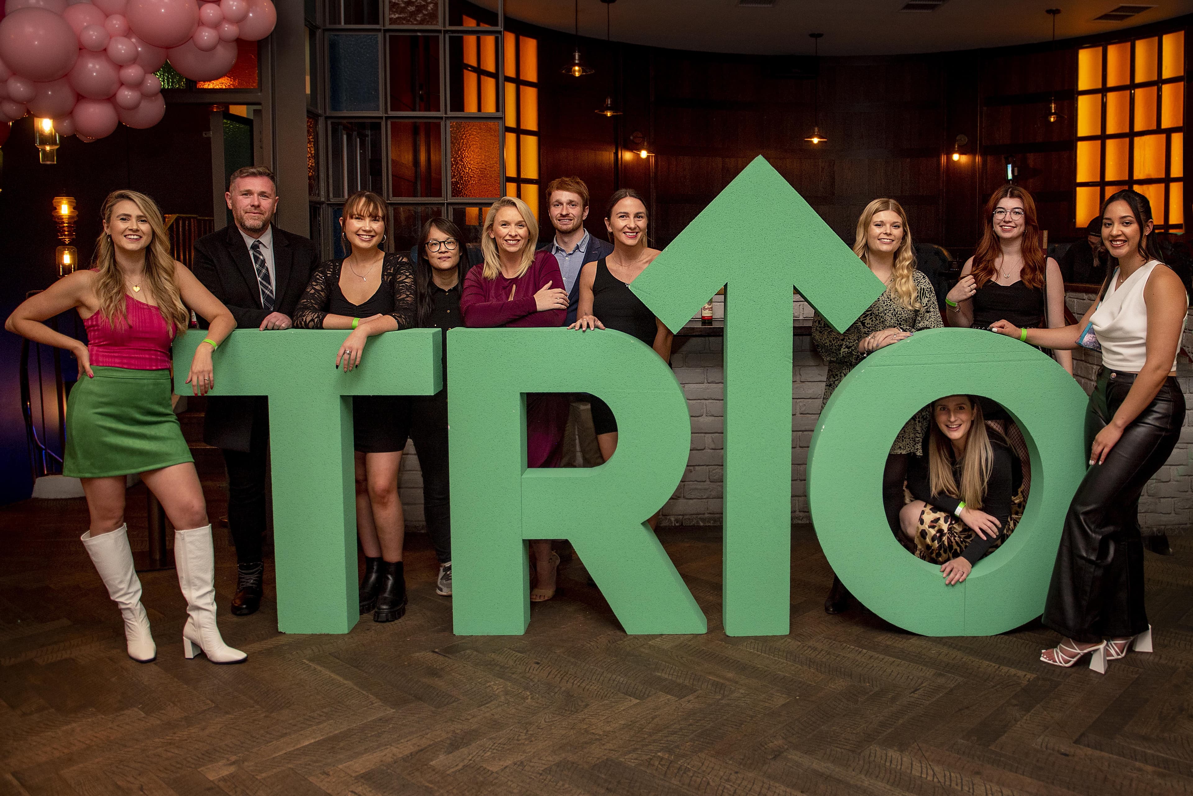 team photo of Trio Media marketing agency 