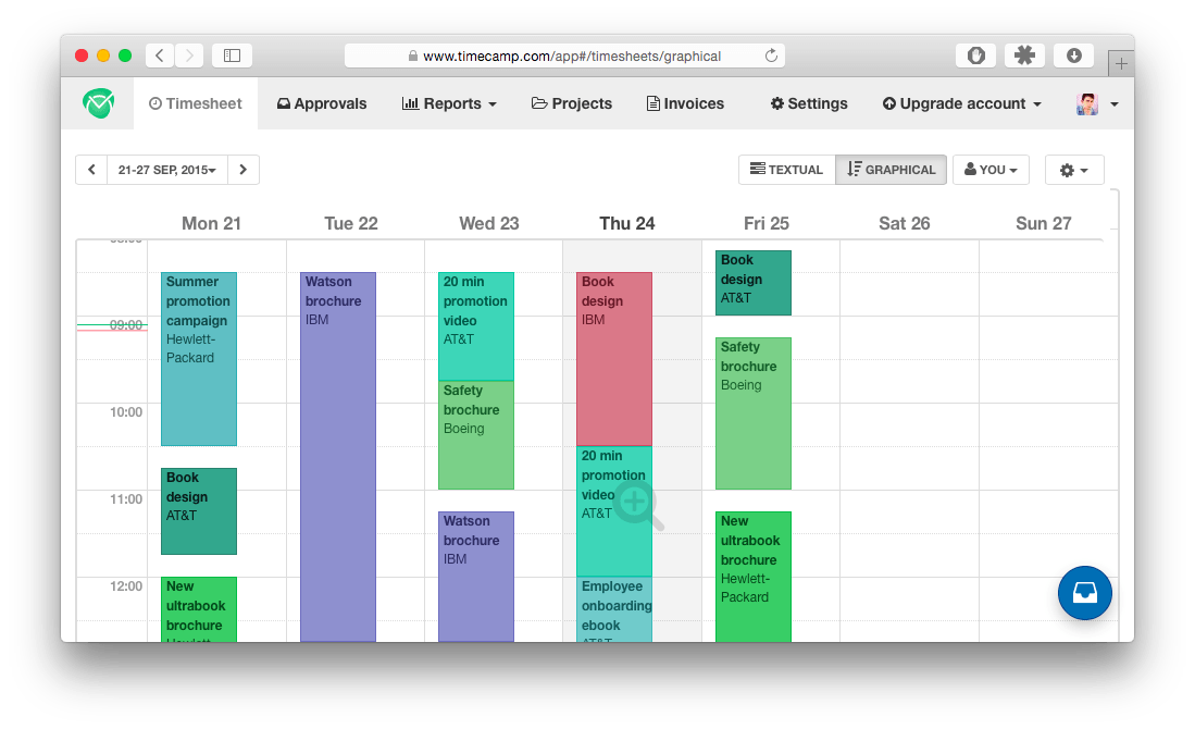 TimeCamp time tracking software TimeCamp time tracking software