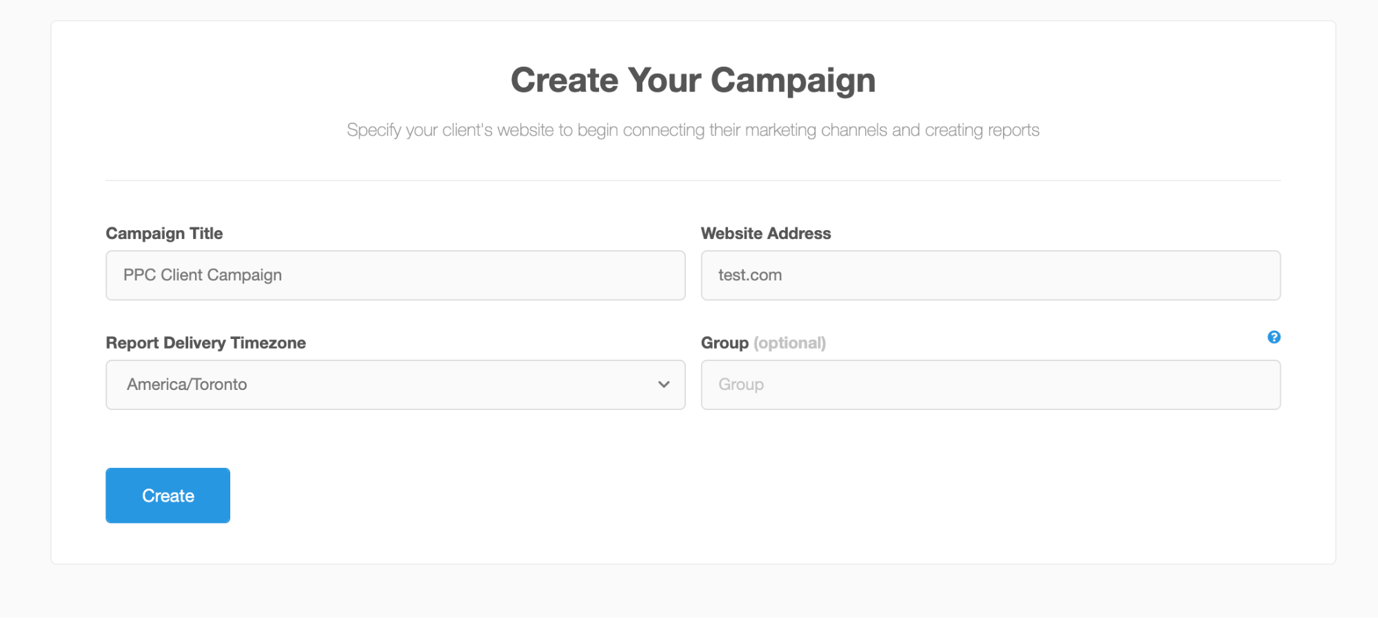 Start by Creating a PPC Campaign Reporting Dashboard