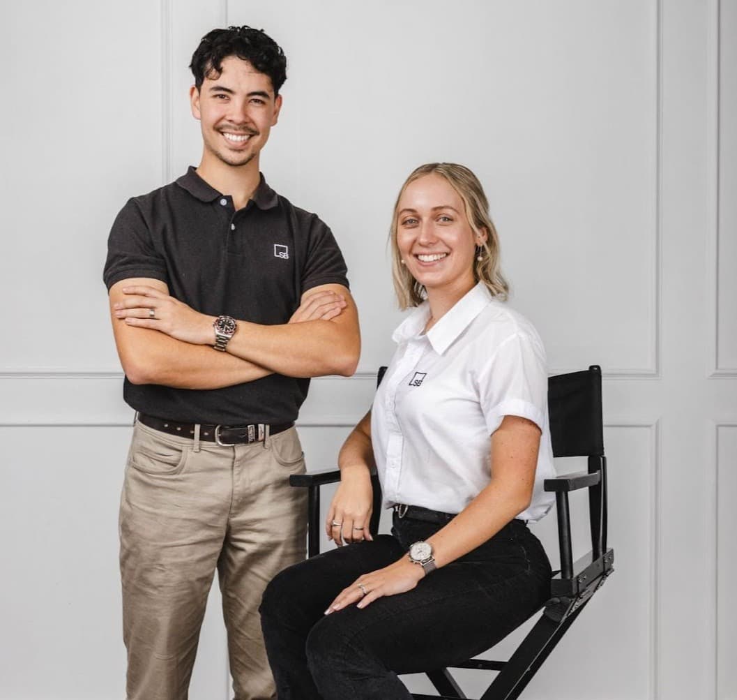 Sam and Brianna Bernard, the co-founders of Brisbane-based agency Studio Blackardt Sam and Brianna Bernard, the co-founders of Brisbane-based agency Studio Blackardt