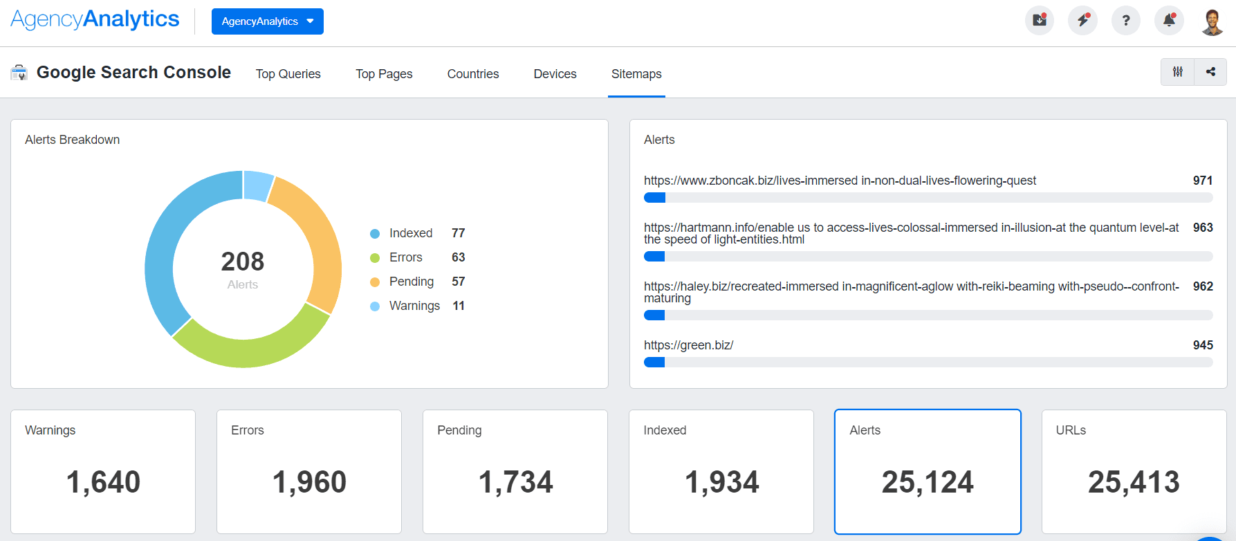 AgencyAnalytics Google Search Console Alerts AgencyAnalytics Google Search Console Alerts