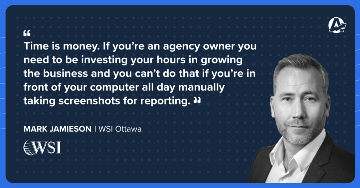 Mark Jamieson quote on manual reporting Mark Jamieson quote on manual reporting