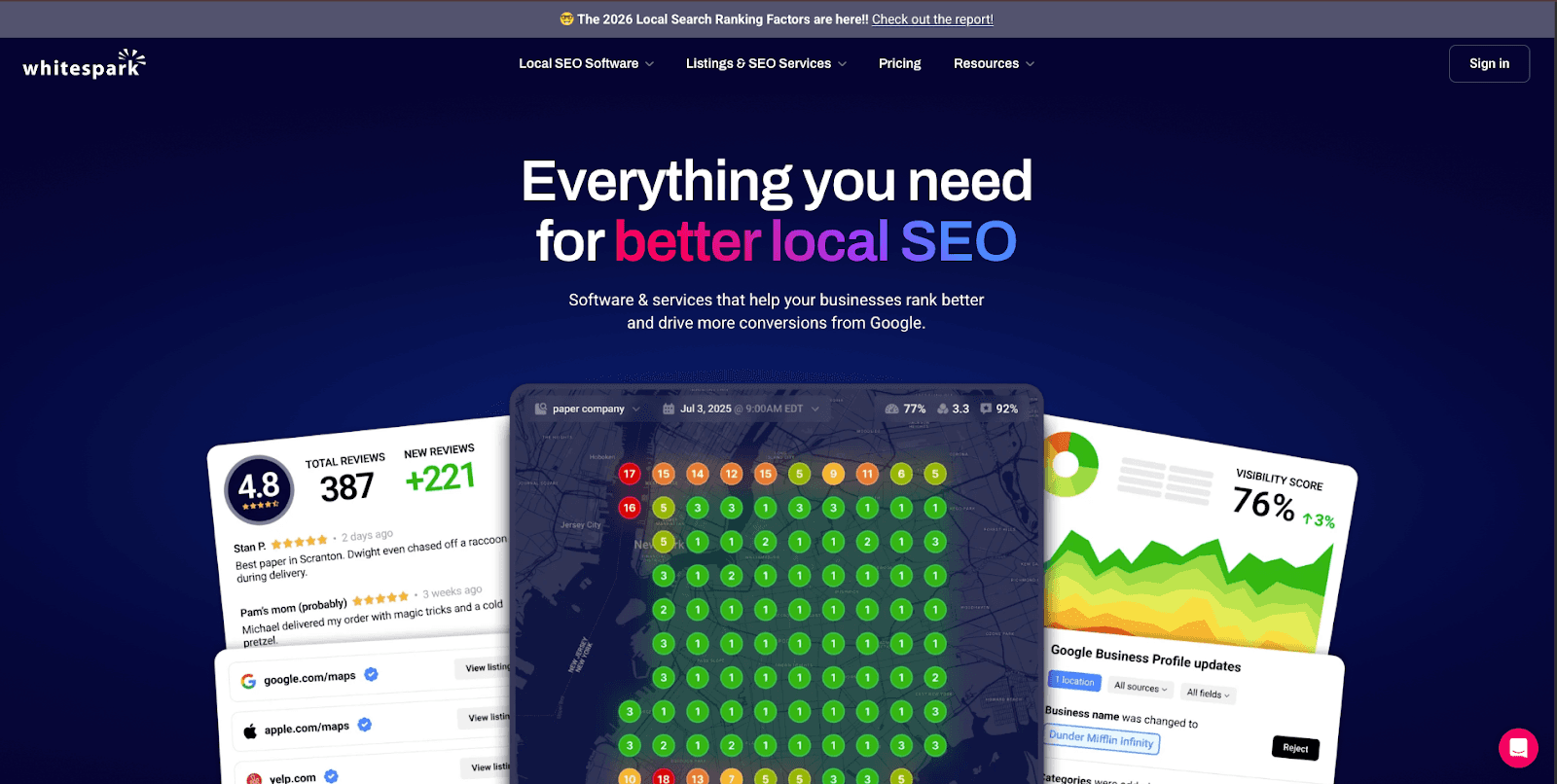 Whitespark Homepage Whitespark Homepage