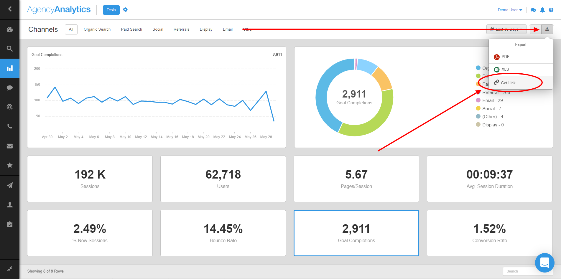 goal setting agency reporting tools