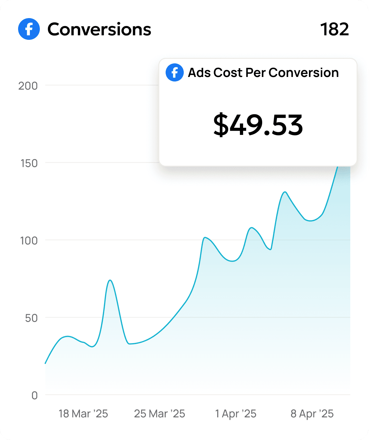 Facebook Ads Conversions Metrics Example
