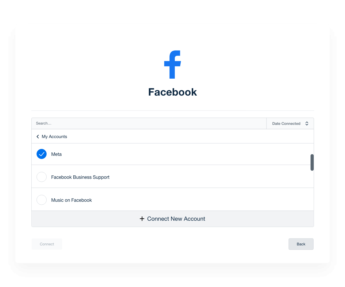 all client Facebook campaigns from one account