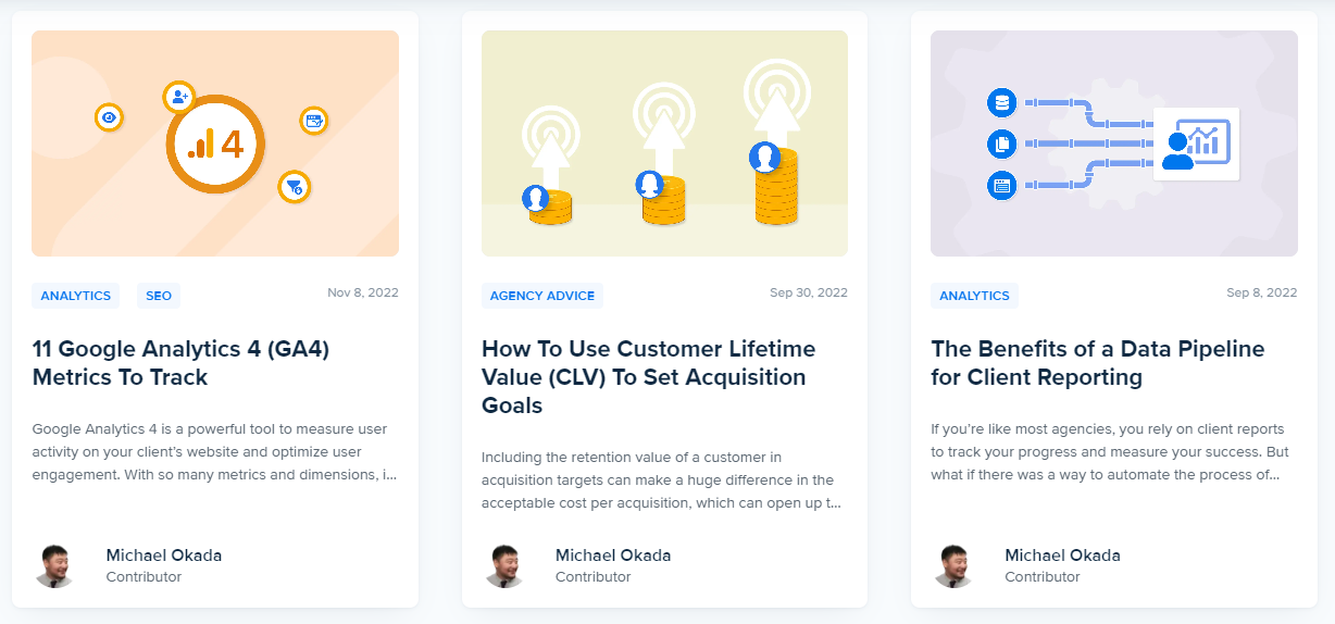 Michael Okada Articles on AgencyAnaltyics Michael Okada Articles on AgencyAnaltyics