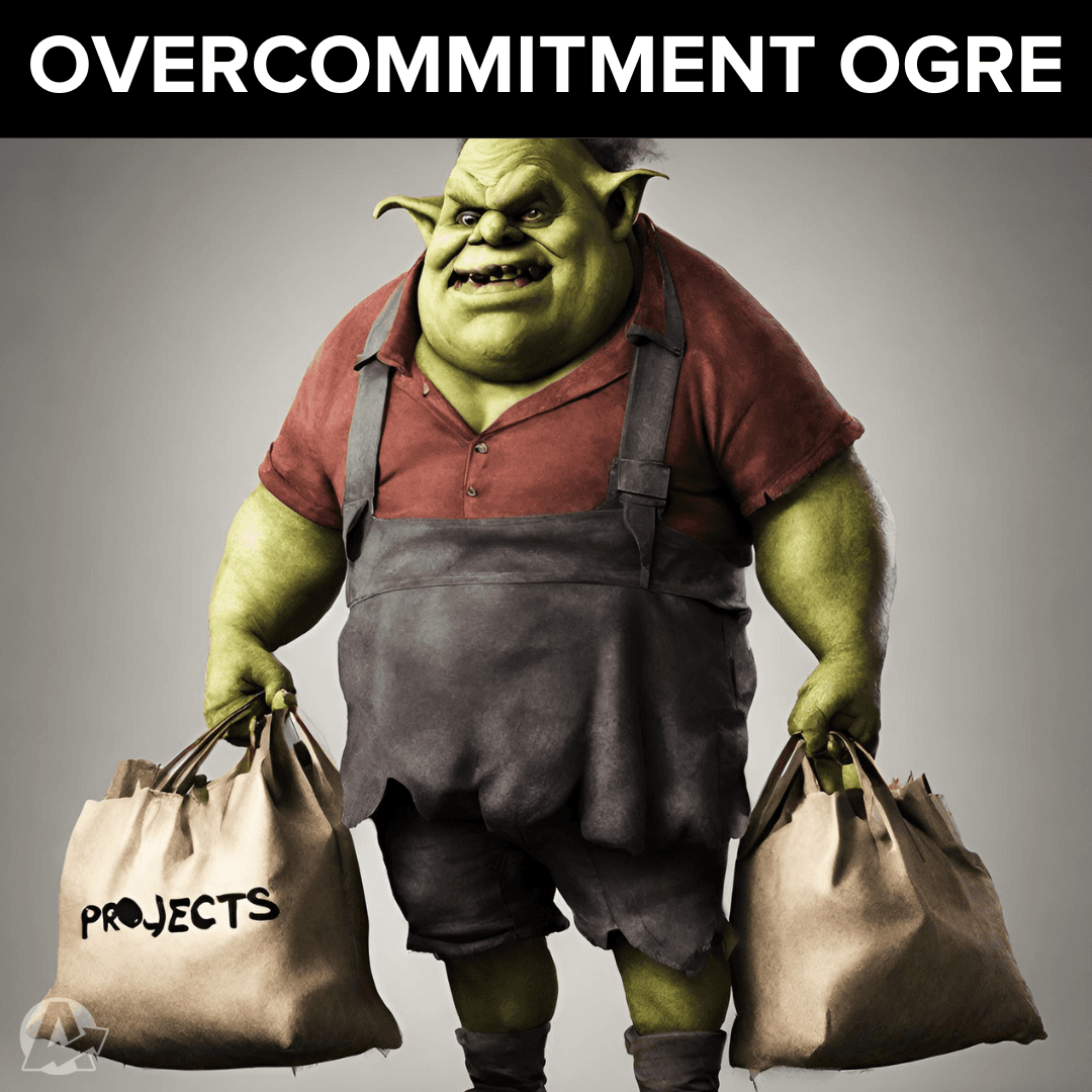 Overcommitment Ogre Halloween Costume