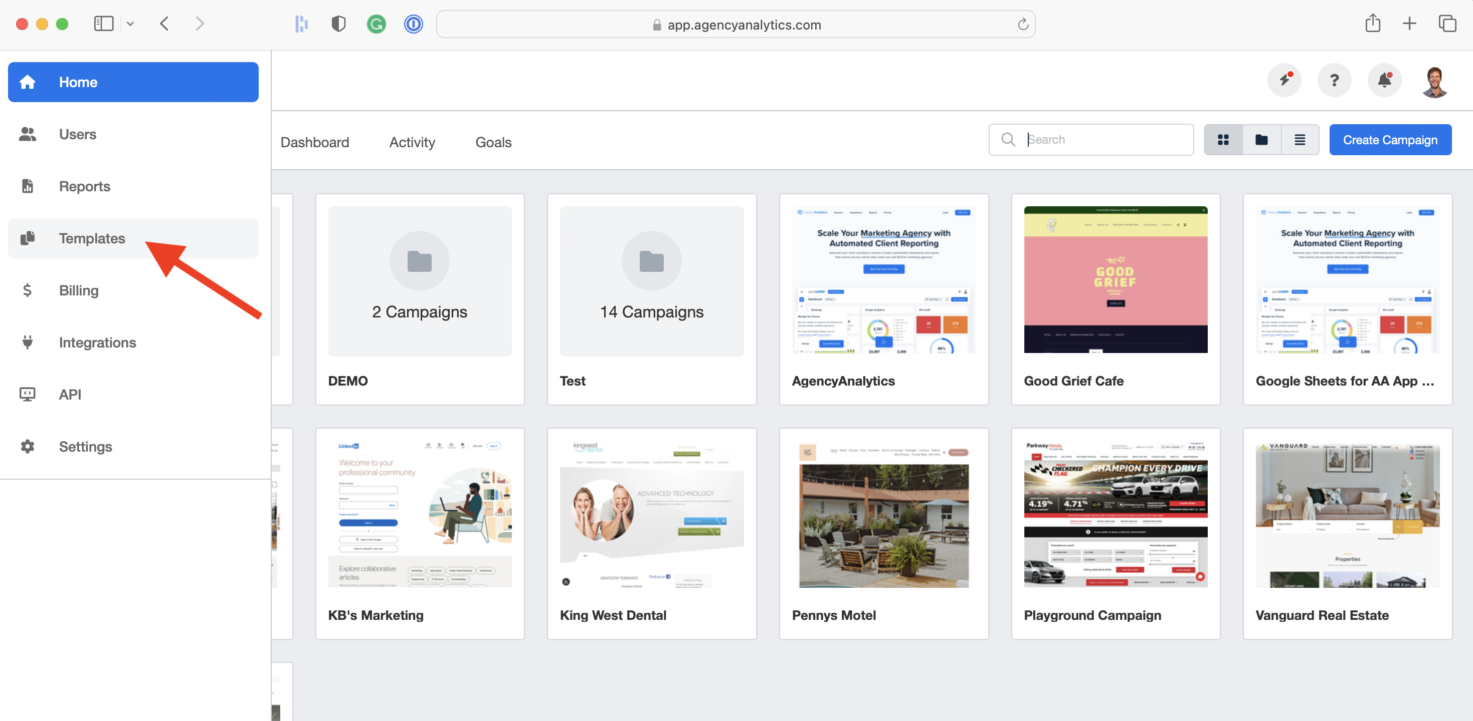 create an account in AgencyAnalytics create an account in AgencyAnalytics