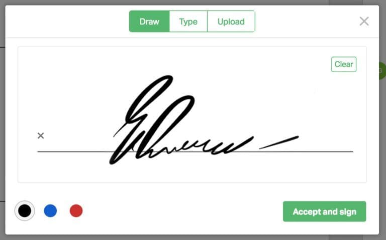 An electronic signature An electronic signature