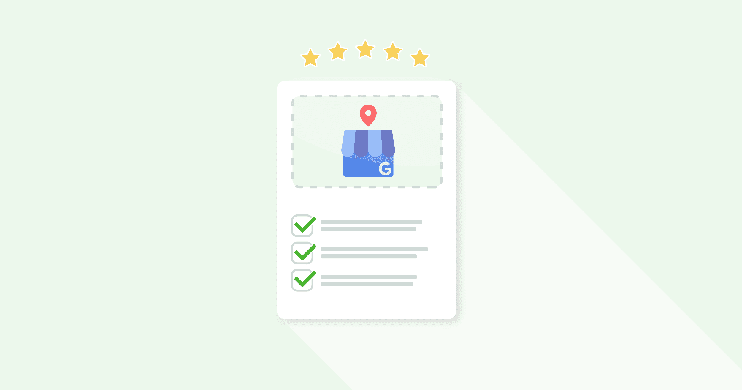 A checklist template for all the sections to optimize for your clients' Google Business Profiles