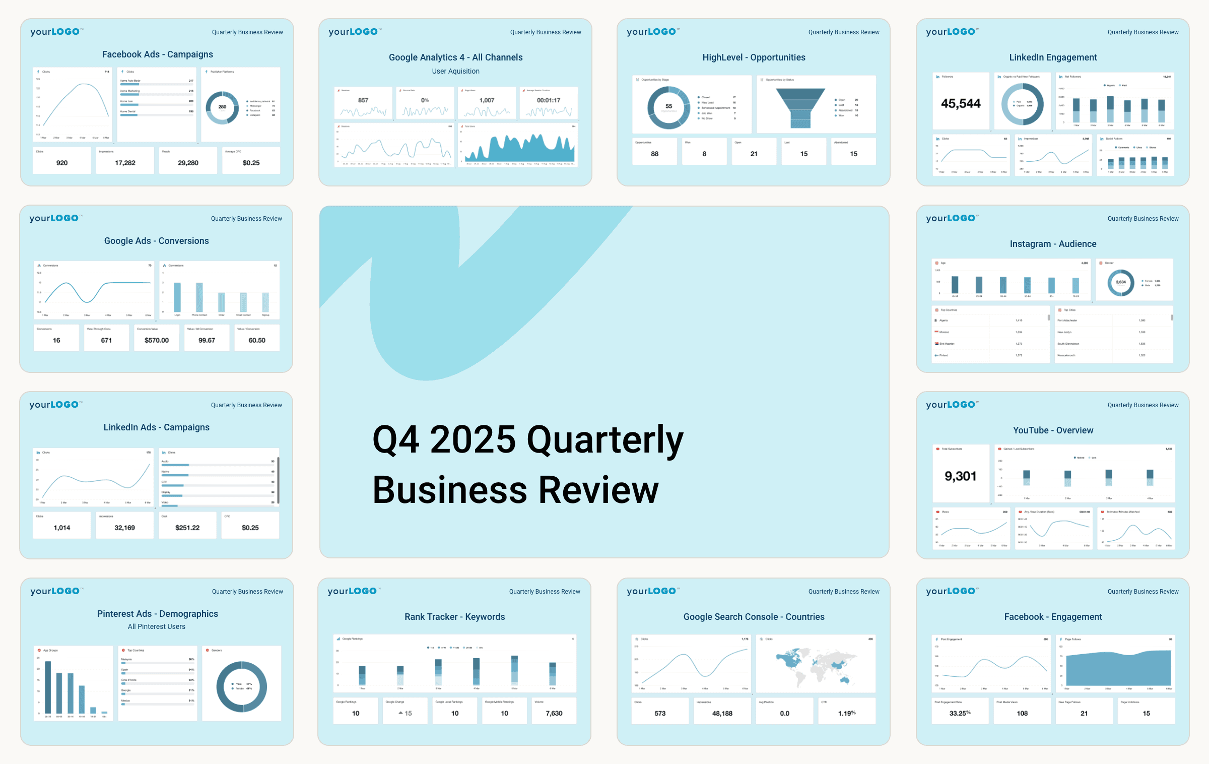Quarterly Business Review Slide Deck Example Quarterly Business Review Slide Deck Example