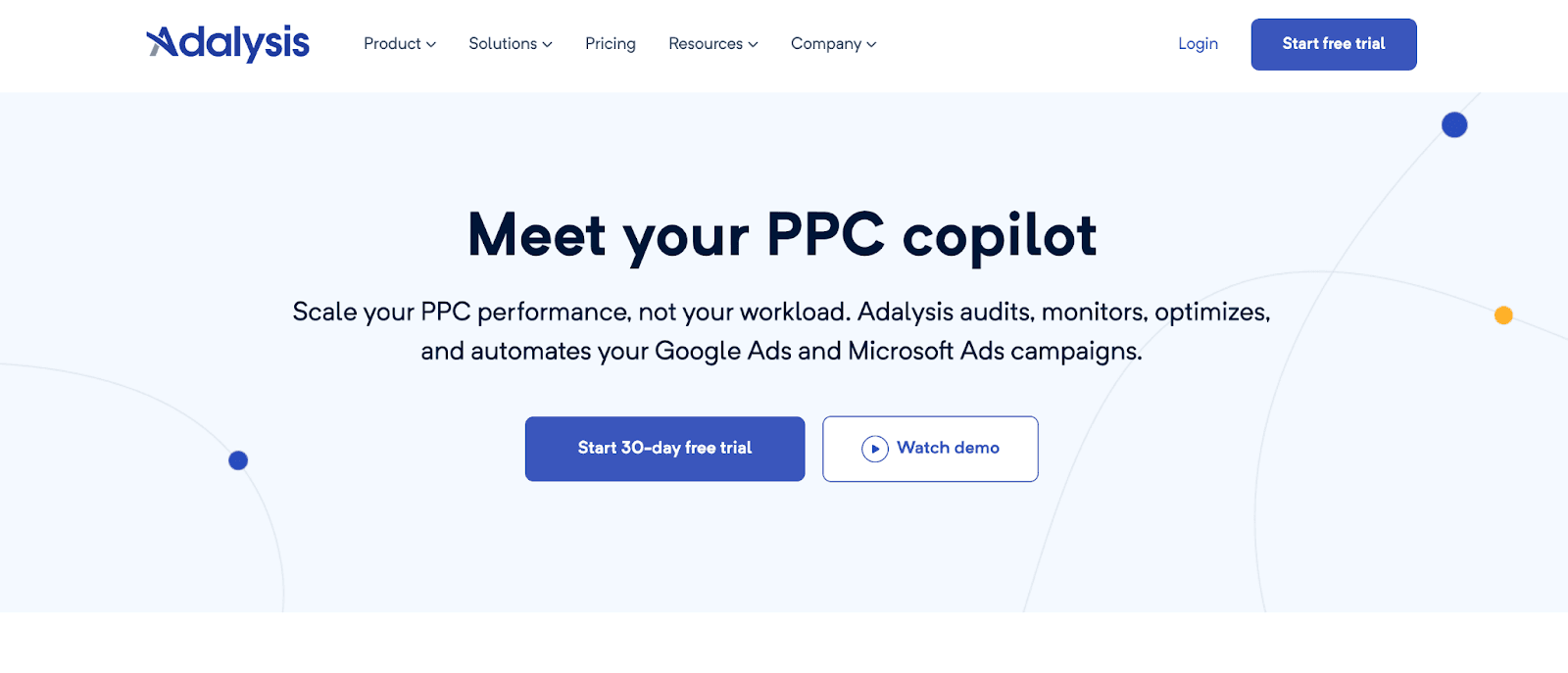Adalysis Homepage Adalysis Homepage
