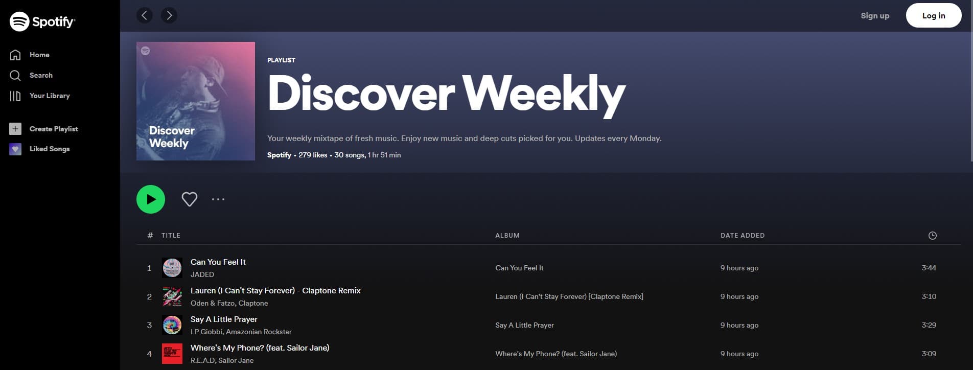 Spotify Discover Weekly Data Pipeline Example Spotify Discover Weekly Data Pipeline Example